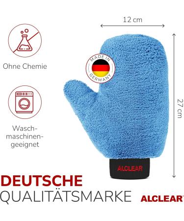 Alclear Premium Rim Washing Glove | 100% Dirt Removal | Microfiber Car Cleaning | 26x12cm | Best Alternative to Rim Brush - Buy Online on GoSupps.com
