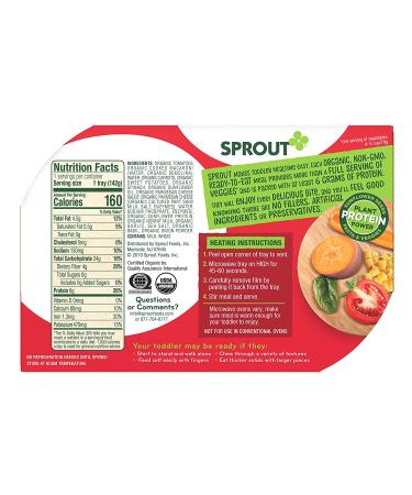 Sprout Organic Pasta & Veggie Sauce for 12 Months & Up - 5 oz (142g) | Healthy Baby Meals - Buy Online on GoSupps.com