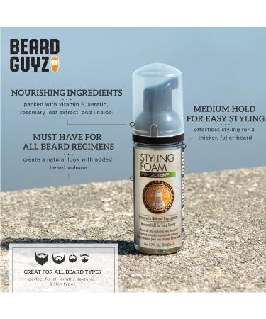 Beard Guyz Stying Foam - Easy to Apply (1.7 oz) (751197) Styling - Buy Online on GoSupps.com
