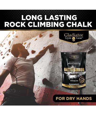 400g Refillable Gym Chalk Ball for Weightlifting & Climbing | 14oz Magnesium Carbonate Powder for Dry Hands & Pole Grip - Buy Online on GoSupps.com