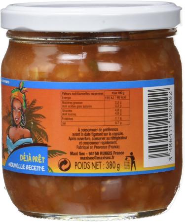 Heat Creole Sauce Rougail 380 g - Pack of 3 - Buy Online on GoSupps.com