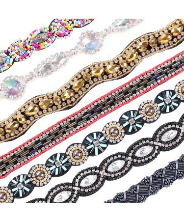 inSowni 7 Pack Handmade Rhinestone Crystal Beaded Headbands for Women, Girls, Brides - Buy Online on GoSupps.com