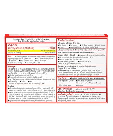 Sudafed PE Maximum Strength Non-Drowsy Sinus Pressure & Pain Relief - 24 ct Decongestant - Fast International Shipping - Buy Online on GoSupps.com