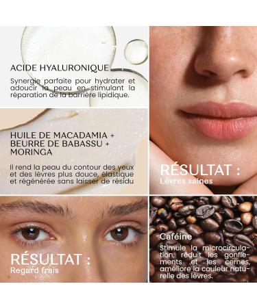 Senso Naturale Stick pour le Contour des Yeux et des L vres Repulpant avec Caf ine et Acide Hyaluronique 100% Naturel et V g talien - Buy Online on GoSupps.com