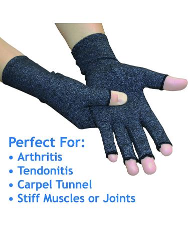 Rehabilitation Advantage Arthritis Compression Gloves (Pair) - Small | Pain Relief & Support - Buy Online on GoSupps.com