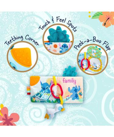 Disney Baby Lilo & Stitch Soft Book - Stitch On-The-Go Blue | Kids Preferred - Buy Online on GoSupps.com