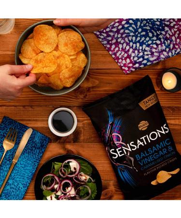 Balsamic Vinegar & Caramelised Onion Crisps 150g - Pack of 1 - Buy Online on GoSupps.com