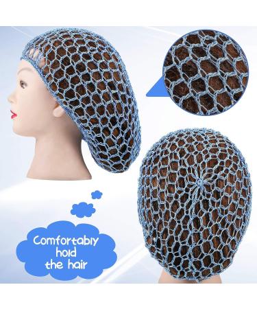 Giugu 12-Piece Rayon Mesh Hair Nets for Women, Hair Covers and Accessories - 12 Colors - Buy Online on GoSupps.com