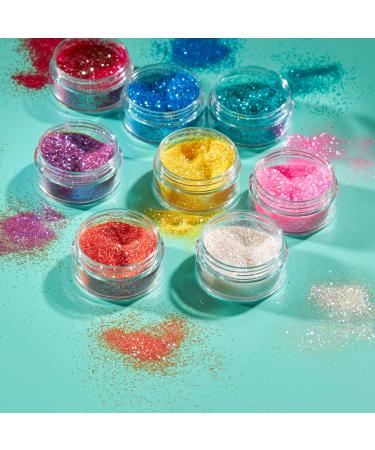 Iridescent Orange Glitter Shaker by Moon Glitter - 5g - Festival Makeup for Face, Body, Nails, Hair & Lips - Buy Online on GoSupps.com