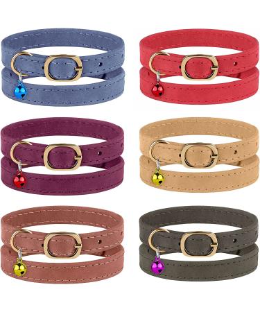 Murom Adjustable Soft Genuine Leather Cat Collar - Smoky Blue - Buy Online on GoSupps.com