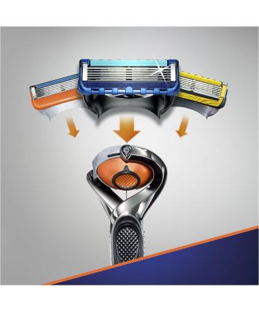 Buy Gillette Fusion 5 ProGlide Razor for Men Precision Trimmer Blade & Glide Coating | Includes 4 Replacement Blades | International Shipping Available - Buy Online on GoSupps.com