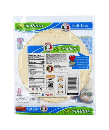La Banderita Low Sodium Flour Tortillas - 8 Count 12.7oz (4 Pack Case) - Buy Online on GoSupps.com