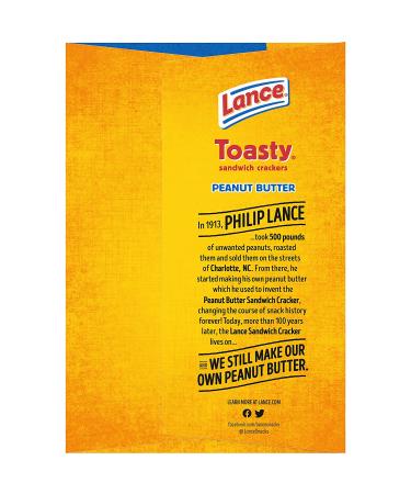 Lance Toasty & Toastchee Assorted Sandwich Crackers 40ct - Delicious Snack Pack - Buy Online on GoSupps.com