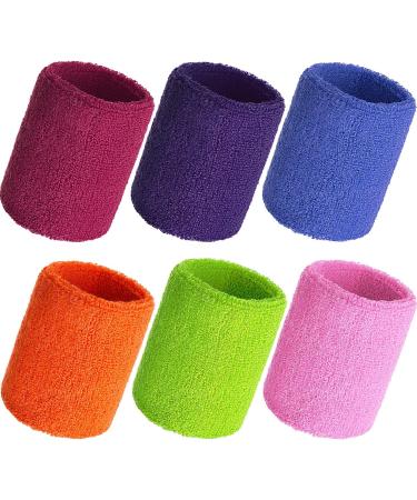 Bememo Cotton Welding Bands for Women & Men - Multi-Colored 12 Pieces - Perfect for Tennis Basketball Running & Gym Training - Buy Online on GoSupps.com