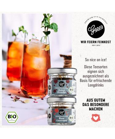 Gepps Delicatessen Mini Tea Set | Premium Tea Gift Set with 5 Organic Tea Mibles | Perfect for Tea Lovers & Unique Gift Idea - Buy Online on GoSupps.com