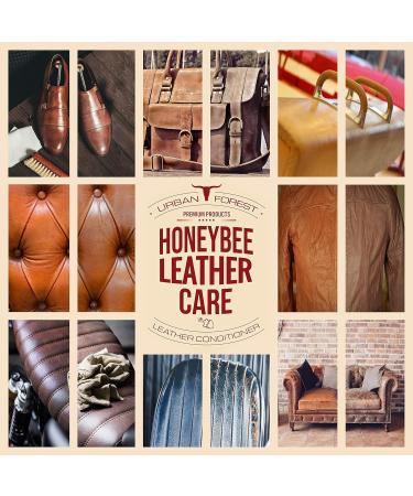Premium Leather Care Savings Set | Leather Oil & Cleaner with Beeswax & Avocado Oil | Professional Quality by Urban Forest - Buy Online on GoSupps.com