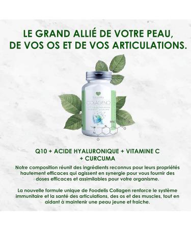 Marine Collagen | Collagen & Hyaluronic Acid | 2 Months | + Turmeric + Q10 + Zinc | Solid Joints & Bones | Smooth Skin | Healthy Hair | Marine Collagen | Hyaluronic Acid Marine Collagen - Buy Online on GoSupps.com