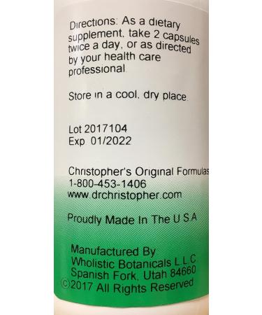 Christopher's Original Formulas Echinacea and Goldenseal - 100 Vegetarian Capsules - Buy Online on GoSupps.com