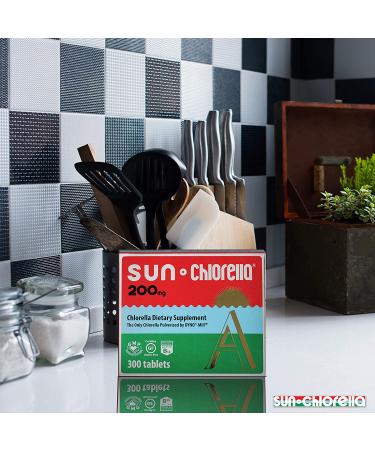 SUN CHLORELLA - Chlorella Supplement  Vitamin-Enriched and Vegan-Friendly Tablets (200 Mg - 300 ct) - Buy Online on GoSupps.com