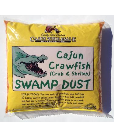 Cajun Crawfish (Crab & Shrimp) Swamp Dust 4LB 4 Pound (Pack of 1)