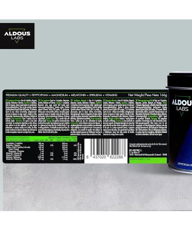 200 Tryptophan Capsules 600 mg + Melatonin and Mangesium + Vitamins B6 B5 B3 + Spirulina | Highly Dosed for a Restorative Sleep | 1.78mg Melatonin | L Triptophan For Good Sleep - Buy Online on GoSupps.com