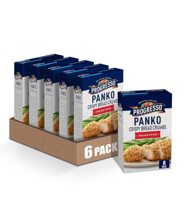 Progresso Panko Italian Style Bread Crumbs Box, 8 oz (Pack of 6) - Buy Online on GoSupps.com