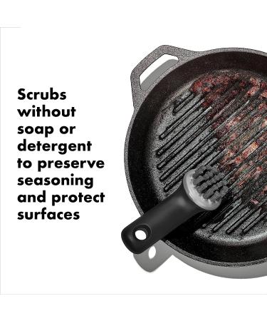 OXO Good Grips Cast Iron Brush - Heavy Duty Scrubber for Easy Cleaning - Buy Online on GoSupps.com