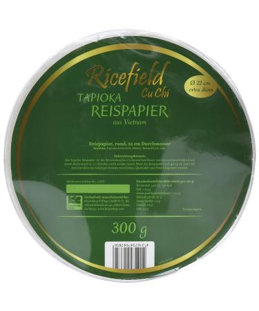 Buy Premium Quality Ricefield Tapioca Rice Paper - 22 cm Round 300 g (Pack of 1) - International Shipping Available - Buy Online on GoSupps.com
