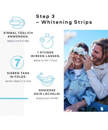 ALPINE WHITE Whitening Set Sensitive | Professional Teeth Whitening Strips Carbon Powder & Foam | Vegan 9-Piece Kit for Visibly Whiter Teeth - Buy Online on GoSupps.com