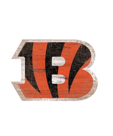 Fan Creations NFL Cincinnati Bengals Unisex Cincinnati Bengals Team Logo 8in Cutout, Team Color, 8 inch, (N0983-CIN)