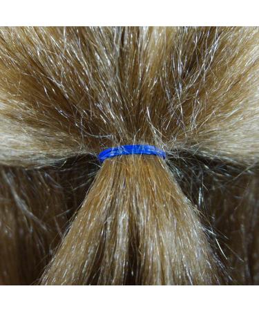 Amelia Beauty Rubber Bands Premium US Made Rubber Hair Ties Ideal for Ponytails Convenient Re-closable Container 500 Count - Rainbow Mix - Buy Online on GoSupps.com