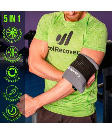 Cool Gel Pads for Elbows & Shoulders - Cold Warm Compress Set with Fixing Tape - Ideal for Fractures Tennis Elbow & Golfer's Elbow - Cooling Strap with Case & Velcro - Buy Online on GoSupps.com