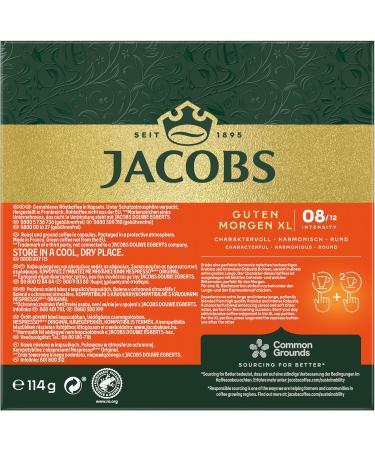  Jacobs Jacobs Bonjour Pack of 200 XL Intense Coffee Capsules Intensity 8/12 10 x 20 drinks Nespresso* compatible coffee capsules - Buy Online on GoSupps.com