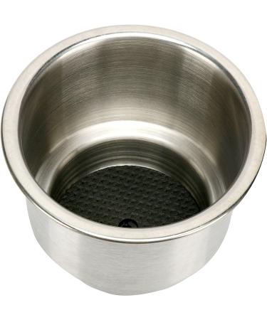 Amarine Made 2pcs Stainless Steel Cup Drink Holder with Drain for Marine Boat, RV, Camper - Buy Online on GoSupps.com