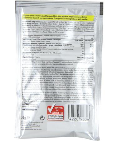 Dextro Energy Iso Fast Red Orange - Electrolyte Powder (12x56g) | Gluten-Free Lactose-Free Fast Carbs & Minerals - Buy Online on GoSupps.com