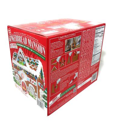 Create-A-Treat Pre-Built Mansion Gingerbread House Kit - Largest 59.27 oz - Perfect Holiday DIY Project - Buy Online on GoSupps.com