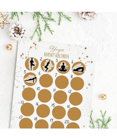 Buy A3 Scratch Advent Calendar | Unique Yoga HELL Christmas Countdown - Buy Online on GoSupps.com