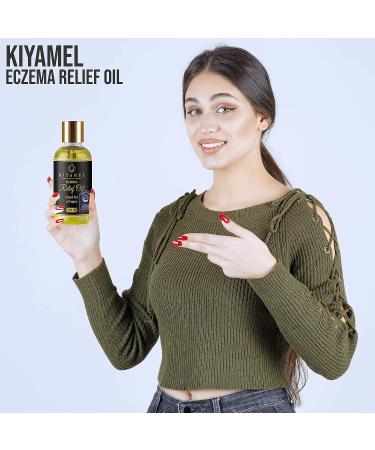 KIYAMEL Moisturizing Eczema Relief Essential Oil with Hemp Seed - Soothing Moisturizer for Dry, Itchy Skin with Vitamin E and Chamomile - Hydration for Adults and Kids - Buy Online on GoSupps.com