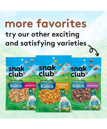 Buy Snak Club Crunch Mix with Hidden Valley Ranch - 8oz Family Size | Toasted Corn Nuggets Chili Cheese Corn Jacks Sesame Sticks & Rye Chips - International Shipping Available - Buy Online on GoSupps.com