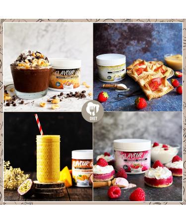 Taste Powder Strawberry Ice Cream 250g | Delicious Low-Calorie Flavor for Food & Drinks | Only 9 kcal/Serving | Versatile Flavor Powder - Buy Online on GoSupps.com