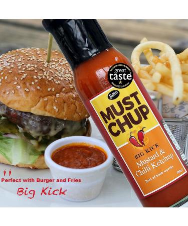 Must Chup Ketchup 6 Bottle Pack Tomato Mustard Chilli Sauce Big Kick Each bottle 260g - Buy Online on GoSupps.com