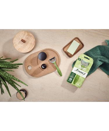 WILKINSON DISPOSABLES MASCULINAS XTREME 3 ECO GREEN - 4 Pack | Eco-Friendly Razors for Men - International Shipping Available - Buy Online on GoSupps.com