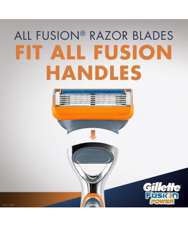 Buy Gillette Fusion Power Men's Razor Blade Refills - 8 Pack | International Shipping Available - Buy Online on GoSupps.com