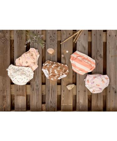 L SSIG Baby Swim Diaper & Trunks - Pebbles Design (7-12 Months) - Orange | International Shipping Available - Buy Online on GoSupps.com