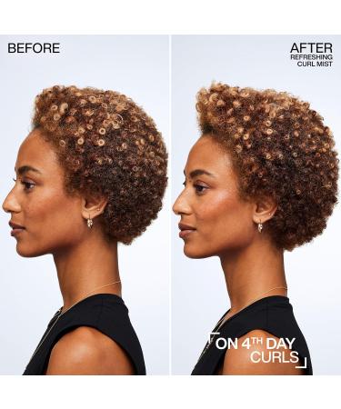 Redken Curl Refreshing Spray | Hydrates & Defines 7th-Day Curls | Vegan Silicone-Free Formula for Curly & Coily Hair with Squalane & Jojoba Oil - Buy Online on GoSupps.com