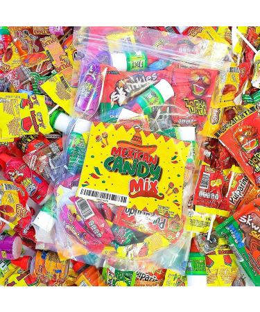 Mexican Candy Mix Assortment (90 Count) - Sweet, Spicy, and Sour Variety Pack by JVR TRADE - Buy Online on GoSupps.com