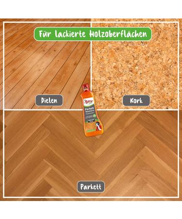 Poliboy Parquet Renovator Seidenmatt 500ml - Floor Cleaner for Wooden & Cork Floors | Made in Germany - Ideal for Stressed Floors - Buy Online on GoSupps.com