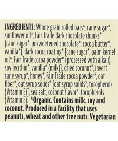 Nature's Path Love Crunch Dark Chocolate Macaroon Granola Bars - Organic, 6 Pack (30g Each) - Buy Online on GoSupps.com