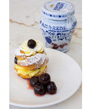 Fabbri Amarena Cherries in Syrup 8.1 oz - Pack of 2 | Premium Italian Cherries for Cocktails and Desserts - Buy Online on GoSupps.com