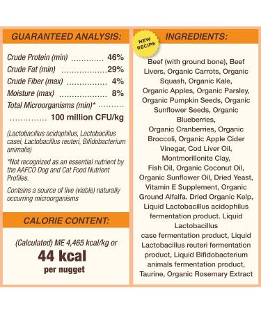 Primal Freeze Dried Beef Formula Dog Food 14oz - Made in USA, Grain-Free Raw Nuggets - Buy Online on GoSupps.com